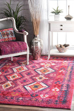 Load image into Gallery viewer, Nuloom Rugs - Tribal Mayola  - Pink