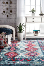 Load image into Gallery viewer, Nuloom Rugs - Tribal Mayola  - Aqua