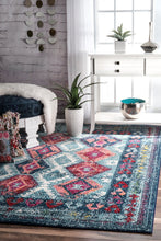 Load image into Gallery viewer, Nuloom Rugs - Tribal Mayola  - Aqua