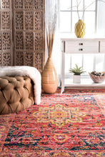 Load image into Gallery viewer, Nuloom Rugs - Persian Medallion Rozella  - Orange