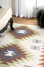 Load image into Gallery viewer, Nuloom Rugs - Flatweave Kenda Tribal Jute - Multi
