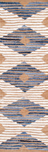 Load image into Gallery viewer, nuLOOM Rugs - Hand Braided Marla Denim And Jute Diamonds - Ivory
