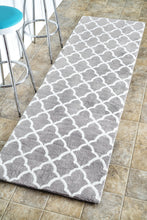Load image into Gallery viewer, Nuloom Rugs - Memory Foam Trellis Gustav - Grey