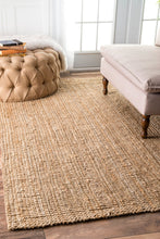 Load image into Gallery viewer, Nuloom Rugs - Ashli Solid Jute - Natural