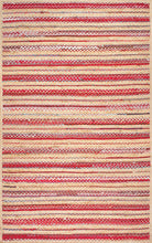 Load image into Gallery viewer, Nuloom Rugs - Taina Braided Stripes - Red