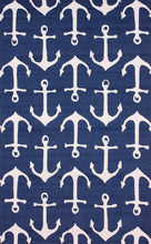 Load image into Gallery viewer, Nuloom Rugs - Hand Hooked Despina Indoor/ Outdoor Area Rug - Navy