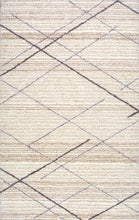 Load image into Gallery viewer, Nuloom Rugs - Hand Tufted Trellis Vito Shag - Beige