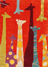 Load image into Gallery viewer, nuLOOM Rugs - Hand Tufted Giraffe - Red