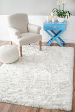 Load image into Gallery viewer, Nuloom Rugs - Hand Woven Latonia Silken Shaggy - Pearl White