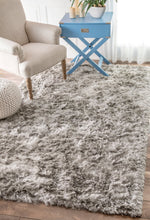 Load image into Gallery viewer, Nuloom Rugs - Hand Woven Latonia Silken Shaggy - Silver