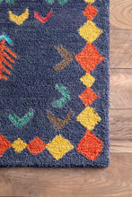 Load image into Gallery viewer, Nuloom Rugs - Hand Tufted Gabbeh Tribal Jannet - Navy