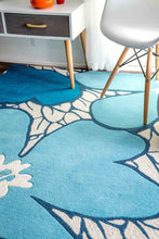 Load image into Gallery viewer, Nuloom Rugs - Thomas Paul Hand Tufted Flowers - Blue