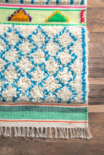 Load image into Gallery viewer, Nuloom Rugs - Hand Tufted Yelena Trellis Shag - Ivory