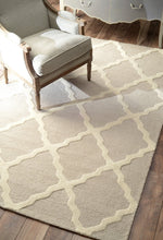 Load image into Gallery viewer, Nuloom Rugs - Hand Hooked Marrakech Trellis - Tan