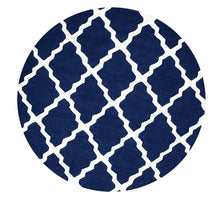 Load image into Gallery viewer, Nuloom Rugs - Hand Hooked Marrakech Trellis - Navy Blue