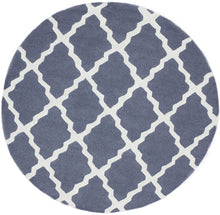 Load image into Gallery viewer, Nuloom Rugs - Hand Hooked Marrakech Trellis - Blue Grey