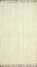 Load image into Gallery viewer, nuLOOM Rugs - Hand Woven Chunky Loop Jute - Bleached