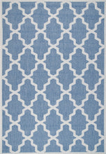 Load image into Gallery viewer, Nuloom Rugs - Machine Made Gina Outdoor Moroccan Trellis - Blue