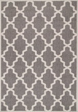 Load image into Gallery viewer, Nuloom Rugs - Machine Made Gina Outdoor Moroccan Trellis - Grey