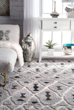 Load image into Gallery viewer, Nuloom Rugs - Almeta Moroccan Shaggy  - Grey