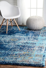 Load image into Gallery viewer, Nuloom Rugs - Persian Vintage Paulita Shaggy - Blue