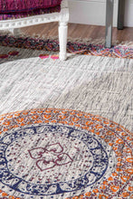 Load image into Gallery viewer, Nuloom Rugs - Flatweave Floral Vesta - Grey