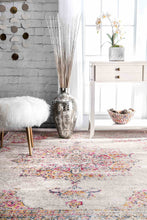 Load image into Gallery viewer, Nuloom Rugs - Vintage Medallion Leola - Pink
