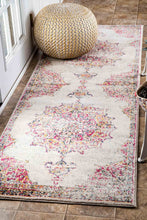 Load image into Gallery viewer, nuLOOM Rugs - Vintage Medallion Leola - Pink
