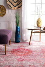 Load image into Gallery viewer, Nuloom Rugs - Tanja Overdyed Medallion - Pink