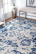 Load image into Gallery viewer, Nuloom Rugs - Arvilla Damask - Blue