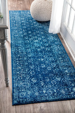Load image into Gallery viewer, nuLOOM Rugs - Herminia Vintage Trellis - Blue