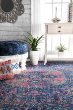 Load image into Gallery viewer, Nuloom Rugs - Celina Floral Mandala - Navy