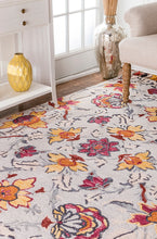 Load image into Gallery viewer, Nuloom Rugs - Noella Floral Tassel - Light Blue