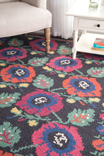 Load image into Gallery viewer, Nuloom Rugs - Hand Hooked Floral Daisy - Charcoal