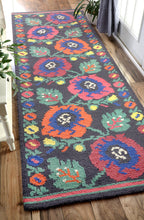 Load image into Gallery viewer, nuLOOM Rugs - Hand Hooked Floral Daisy - Charcoal