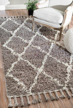 Load image into Gallery viewer, Nuloom Rugs - Hand Knotted Fez Shag - Grey