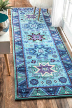Load image into Gallery viewer, nuLOOM Rugs - Hand Tufted Tribal Dalila - Blue