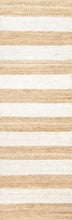 Load image into Gallery viewer, nuLOOM Rugs - Flatweave Alisia Stripes Jute - Bleached