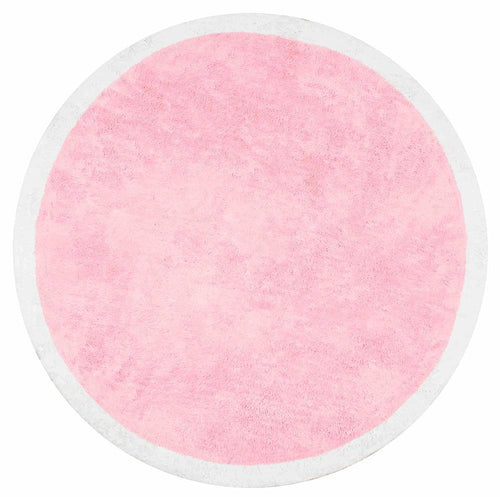 Nuloom Rugs - Anita Solid Border  - Baby Pink