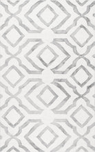 Load image into Gallery viewer, Nuloom Rugs - Hand Looped Baggett  - Light Grey