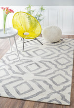 Load image into Gallery viewer, Nuloom Rugs - Hand Looped Baggett  - Light Grey
