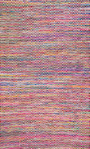 Nuloom Rugs - Hand Woven Chevron Rochell - Magenta