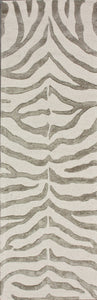 Nuloom Rugs - Hand Tufted Plush Zebra - Grey
