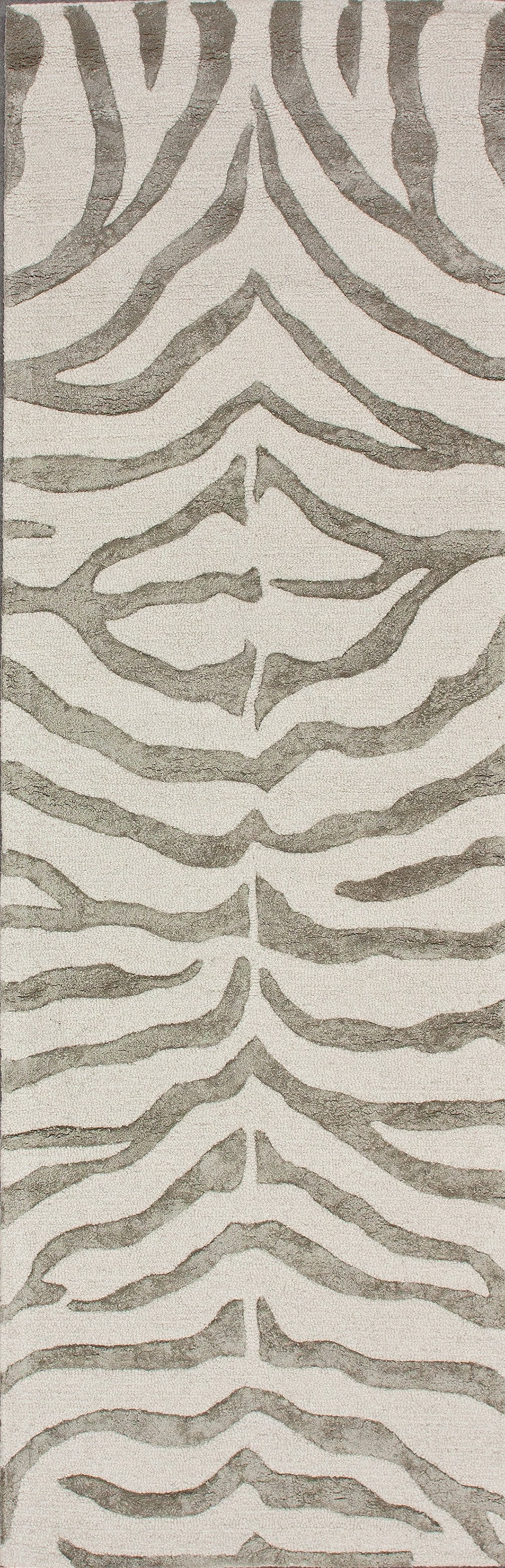 Nuloom Rugs - Hand Tufted Plush Zebra - Grey