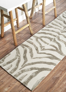 Nuloom Rugs - Hand Tufted Plush Zebra - Grey